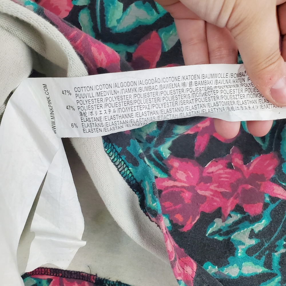 MinkPink Sundown Jungle Cropped Top Size Medium - Picture 5 of 5